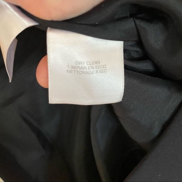 Jones New York black blazer jacket 2 buttons size 8 - Picture 6 of 9